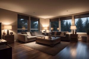 Modernes Wohnzimmer Grundversorgung