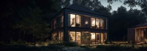 Modernes Haus Grundversorgung
