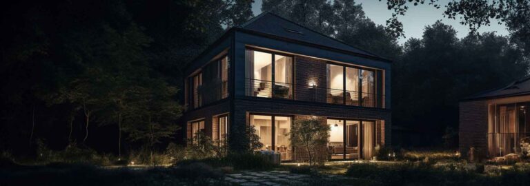 Modernes Haus Grundversorgung