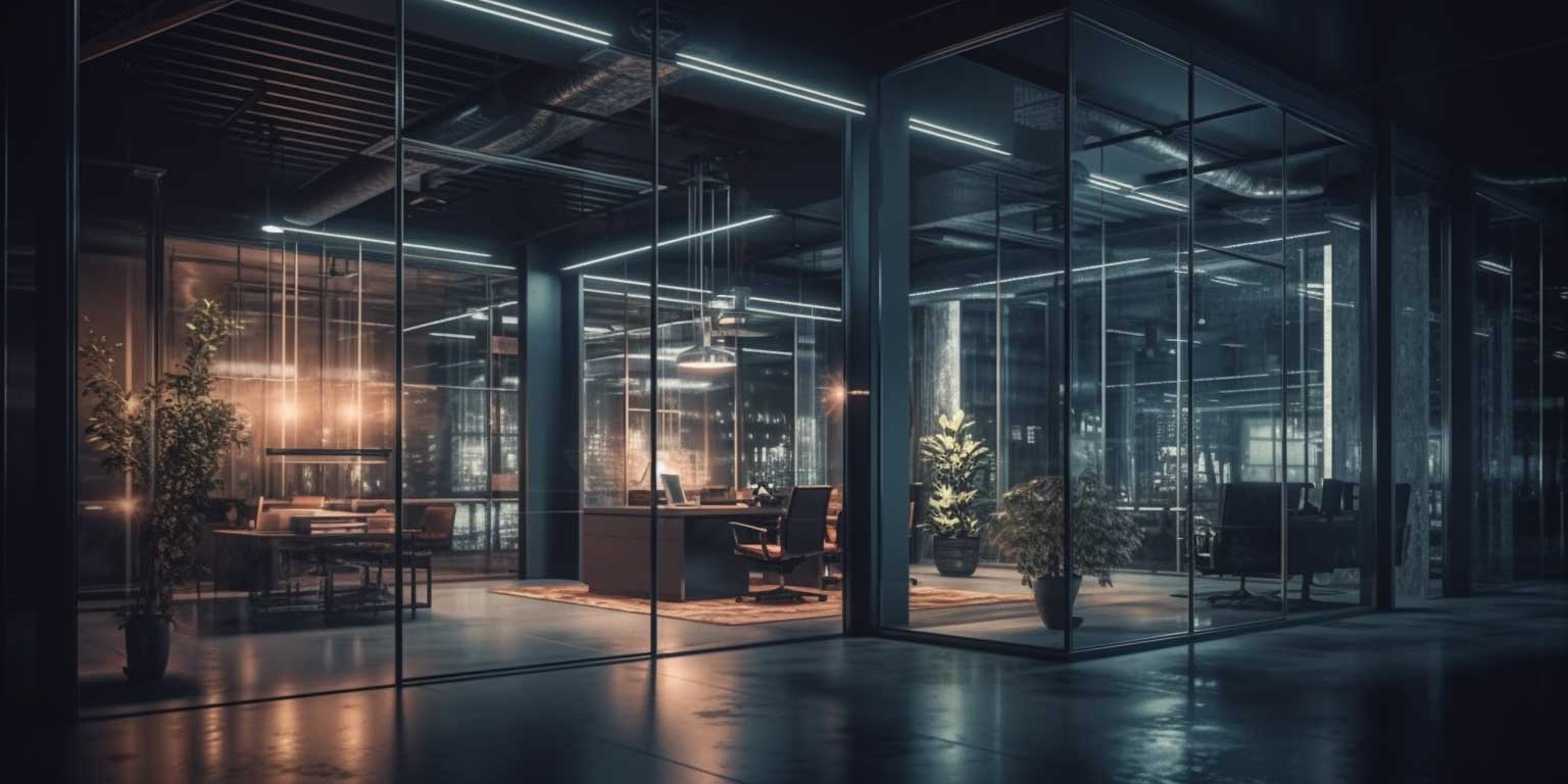 Modernes Büro mit Computern