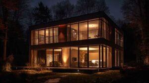 Modernes Haus Stromanbieterwahl