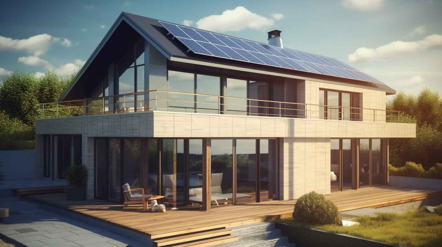 Photovoltaikanlage auf einem Haus