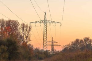 Hochspannungsleitung zur Energieübertragung