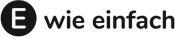Logo des Stromanbieters E WIE EINFACH