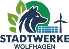 Logo des Stromanbieters Stadtwerke Wolfhagen