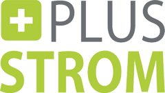 Logo des Stromanbieters PLUS Strom