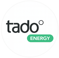Logo des Stromanbieters tado Energy